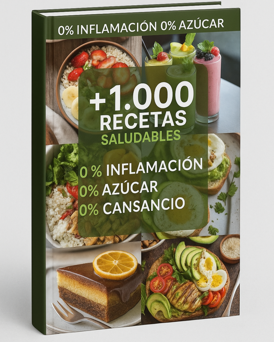 EL ARTE DE COMER BIEN +1000 Recetas SIN AZÚCAR, SIN GLUTEN +20 GUIAS DE REGALO + GUIA DE AYUNO INTERMITENTE